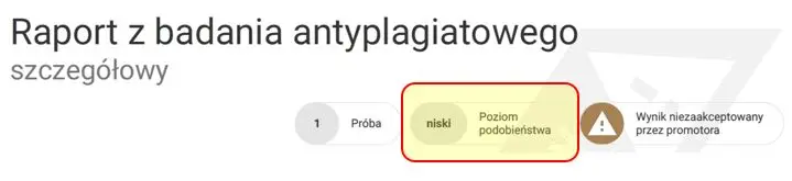 Raport z plagiatu